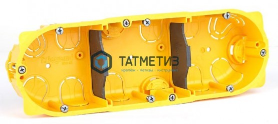 Коробка встр. для сух. перегор. 3п глуб. 40мм Batibox Leg 080043 | «ТАТМЕТИЗ» Коробка встр. для сух. перегор. 3п глуб. 40мм Batibox Leg 080043 - магазин крепежа «ТАТМЕТИЗ»
