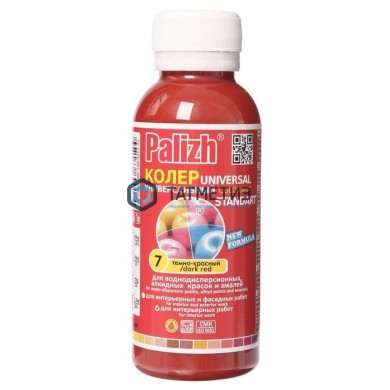 Паста колер. унив. ПалИж № 07 ТЕМНО-КРАСНАЯ 100 ml./6 | «ТАТМЕТИЗ» Паста колер. унив. ПалИж № 07 ТЕМНО-КРАСНАЯ 100 ml./6 - магазин крепежа «ТАТМЕТИЗ»