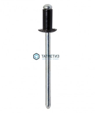 Заклепки ZK ал/ст 4,8x12 RAL 9005 | «ТАТМЕТИЗ» Заклепки ZK ал/ст 4,8x12 RAL 9005 - магазин крепежа «ТАТМЕТИЗ»