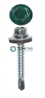 Саморез окраш.кров. 4,8х35 /6026/ (200 шт/уп) ОМАХ | «ТАТМЕТИЗ» Саморез окраш.кров. 4,8х35 /6026/ (200 шт/уп) ОМАХ - магазин крепежа «ТАТМЕТИЗ»