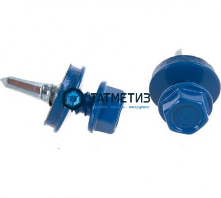 Саморез окраш.кров. 5,5х19 /5015/ | «ТАТМЕТИЗ» Саморез окраш.кров. 5,5х19 /5015/ - магазин крепежа «ТАТМЕТИЗ»