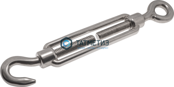 Талреп крюк-кольцо DIN 1480 А4 M12 |  «ТАТМЕТИЗ» Талреп крюк-кольцо DIN 1480 А4 M12 -  магазин крепежа «ТАТМЕТИЗ»