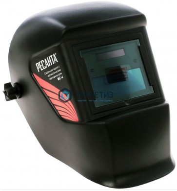 Сварочная маска МС-4 (автозатемнение), с функ. шлифовки РЕСАНТА" | «ТАТМЕТИЗ» Сварочная маска МС-4 (автозатемнение), с функ. шлифовки РЕСАНТА" - магазин крепежа «ТАТМЕТИЗ»