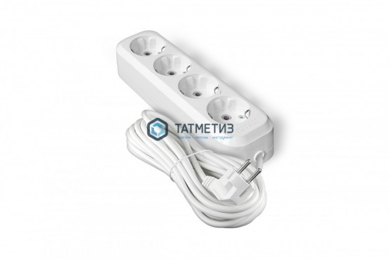 Удлинитель бытовой 4х3м с/з, 16А, IP20, ПВС 3х1,5 UNIVersal E-304А | «ТАТМЕТИЗ» Удлинитель бытовой 4х3м с/з, 16А, IP20, ПВС 3х1,5 UNIVersal E-304А - магазин крепежа «ТАТМЕТИЗ»