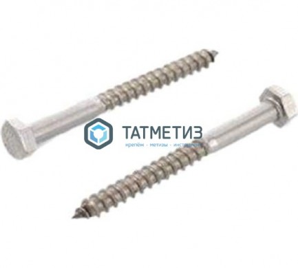 Шуруп по дереву DIN 571 А2  6X80 |  «ТАТМЕТИЗ» Шуруп по дереву DIN 571 А2  6X80 -  магазин крепежа «ТАТМЕТИЗ»