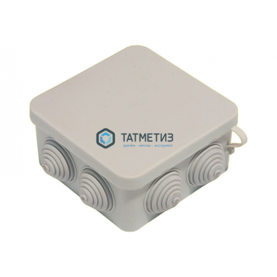 Коробка распр. ОП 85х85х40мм, IP55, нар. монтаж, HEGEL инд. упаковка | «ТАТМЕТИЗ» Коробка распр. ОП 85х85х40мм, IP55, нар. монтаж, HEGEL инд. упаковка - магазин крепежа «ТАТМЕТИЗ»