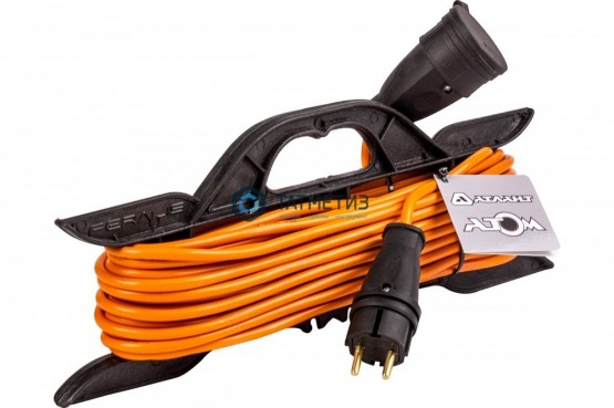 Удлинитель на рамке 1 х 20 м, с/з, ПВС 3х2,5, 4000 Вт, IP20, 16А, Атлант | «ТАТМЕТИЗ» Удлинитель на рамке 1 х 20 м, с/з, ПВС 3х2,5, 4000 Вт, IP20, 16А, Атлант - магазин крепежа «ТАТМЕТИЗ»