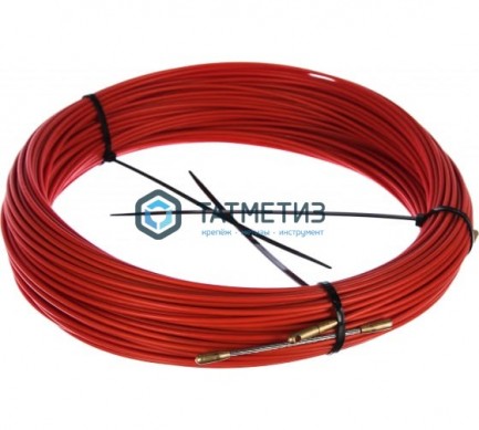 Протяжка кабельная REXANT (мини УЗК в бухте), стеклопруток, d=3,5 мм 70 м, красная | «ТАТМЕТИЗ» Протяжка кабельная REXANT (мини УЗК в бухте), стеклопруток, d=3,5 мм 70 м, красная - магазин крепежа «ТАТМЕТИЗ»
