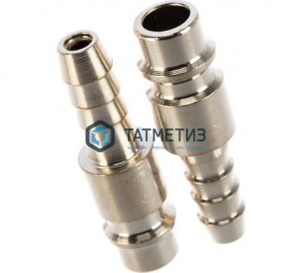 Ниппель универсальный быстросъемный ("папа") со штуцером "елка" под шланг 8мм, 2 шт//Stels | «ТАТМЕТИЗ» Ниппель универсальный быстросъемный ("папа") со штуцером "елка" под шланг 8мм, 2 шт//Stels - магазин крепежа «ТАТМЕТИЗ»