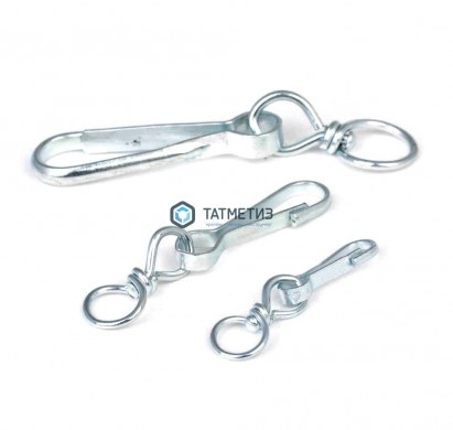 Карабин Тип А с вертлюгом  60  (100 шт/уп) -  магазин крепежа «ТАТМЕТИЗ»