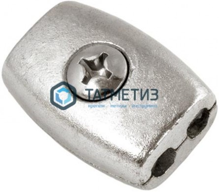 Зажим "Бочонок" 2 (100 шт/уп) | «ТАТМЕТИЗ» Зажим "Бочонок" 2 (100 шт/уп) - магазин крепежа «ТАТМЕТИЗ»