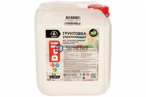 Грунт акриловый укрепляющий DALI 5 л. | «ТАТМЕТИЗ» Грунт акриловый укрепляющий DALI 5 л. - магазин крепежа «ТАТМЕТИЗ»