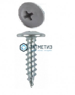 Саморез п/ш остр. 4,2x32 RAL 7024 (500 шт/уп) | «ТАТМЕТИЗ» Саморез п/ш остр. 4,2x32 RAL 7024 (500 шт/уп) - магазин крепежа «ТАТМЕТИЗ»