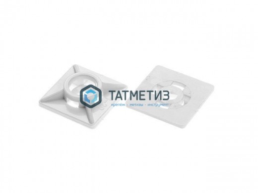 Площадка д/хом 19*19 белая (1000 шт/уп) | «ТАТМЕТИЗ» Площадка д/хом 19*19 белая (1000 шт/уп) - магазин крепежа «ТАТМЕТИЗ»