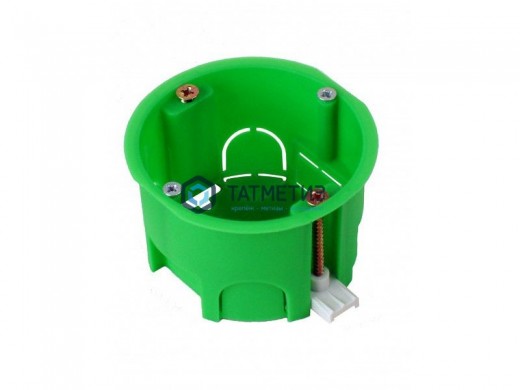 Коробка устан. СП 68х45 (блочная) HEGEL гипсокартон (зеленая) | «ТАТМЕТИЗ» Коробка устан. СП 68х45 (блочная) HEGEL гипсокартон (зеленая) - магазин крепежа «ТАТМЕТИЗ»