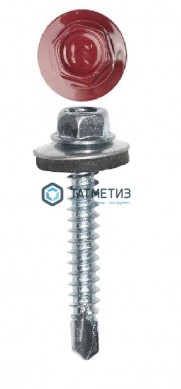 Саморез окраш.кров. 4,8х35 /3011/ DAXMER MS (10х250) | «ТАТМЕТИЗ» Саморез окраш.кров. 4,8х35 /3011/ DAXMER MS (10х250) - магазин крепежа «ТАТМЕТИЗ»