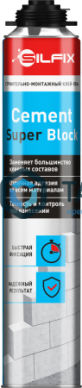 Клей-пена SILFIX Cement Super Block для газобетонных блоков 750 мл / 12 | «ТАТМЕТИЗ» Клей-пена SILFIX Cement Super Block для газобетонных блоков 750 мл / 12 - магазин крепежа «ТАТМЕТИЗ»