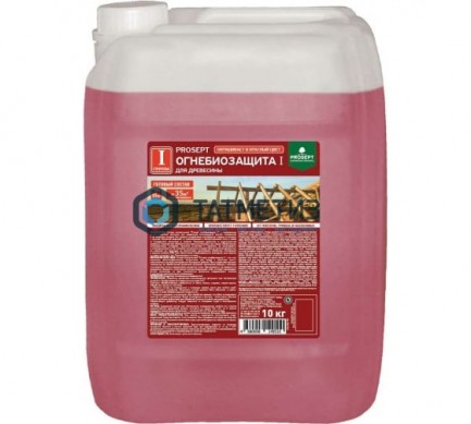 Огнебиозащита для древесины 1-я гр., с индикатором 10кг PROSEPT | «ТАТМЕТИЗ» Огнебиозащита для древесины 1-я гр., с индикатором 10кг PROSEPT - магазин крепежа «ТАТМЕТИЗ»