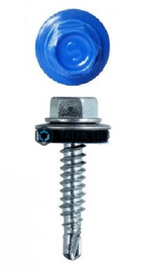 Саморез окраш.кров. 5,5х25 /5005/ синий | «ТАТМЕТИЗ» Саморез окраш.кров. 5,5х25 /5005/ синий - магазин крепежа «ТАТМЕТИЗ»