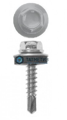 Саморез окраш.кров. 5,5х19 /7004/ (250 шт/уп) МК | «ТАТМЕТИЗ» Саморез окраш.кров. 5,5х19 /7004/ (250 шт/уп) МК - магазин крепежа «ТАТМЕТИЗ»