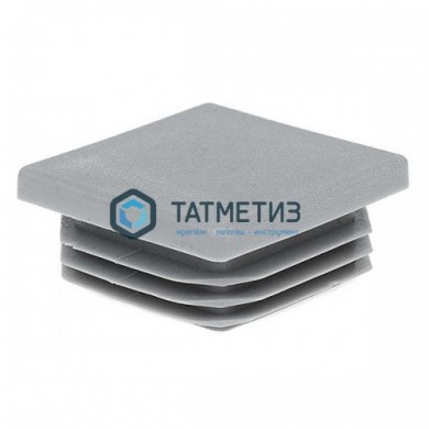 Заглушка для труб квадратная 50 х 50 мм (100 шт/уп) СЕРАЯ | «ТАТМЕТИЗ» Заглушка для труб квадратная 50 х 50 мм (100 шт/уп) СЕРАЯ - магазин крепежа «ТАТМЕТИЗ»