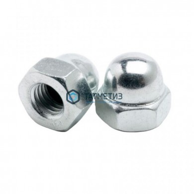 Гайка колпачковая DIN 1587, оц М16 | «ТАТМЕТИЗ» Гайка колпачковая DIN 1587, оц М16 - магазин крепежа «ТАТМЕТИЗ»