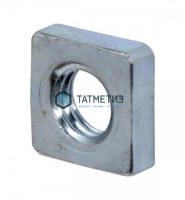 Гайка квадратная низкая DIN 562, оц М 8 ( 500 шт/уп) ТК | «ТАТМЕТИЗ» Гайка квадратная низкая DIN 562, оц М 8 ( 500 шт/уп) ТК - магазин крепежа «ТАТМЕТИЗ»