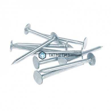 Гвозди кровельные цинк с большой гол.3,0*35 (5кг) | «ТАТМЕТИЗ» Гвозди кровельные цинк с большой гол.3,0*35 (5кг) - магазин крепежа «ТАТМЕТИЗ»