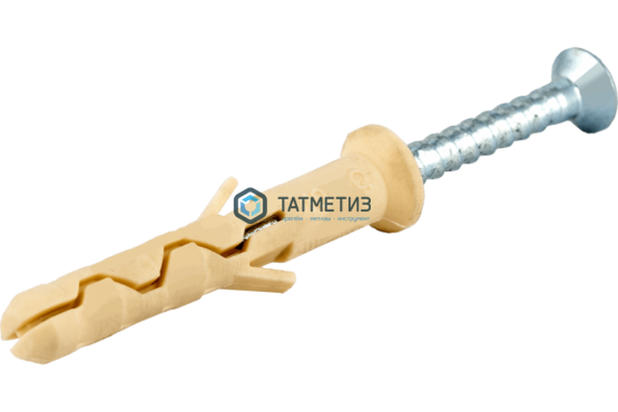 Дюбель-гвоздь 6х60 гриб (100 шт/уп) КТ | «ТАТМЕТИЗ» Дюбель-гвоздь 6х60 гриб (100 шт/уп) КТ - магазин крепежа «ТАТМЕТИЗ»