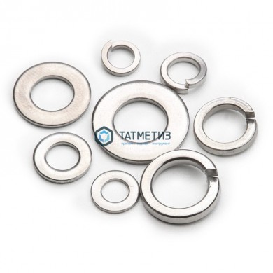 Шайба плоская  4,3 нержавейка А2 DIN 125 -  магазин крепежа «ТАТМЕТИЗ»