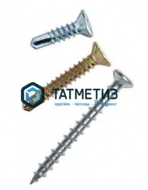 Саморезы оконные 3,9х32 сверло цинк (10 000 шт/уп) КК | «ТАТМЕТИЗ» Саморезы оконные 3,9х32 сверло цинк (10 000 шт/уп) КК - магазин крепежа «ТАТМЕТИЗ»