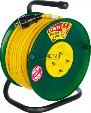 Удлинитель на кат. 4х30м б/з, ПВС 2х1,5, 3500 Вт, IP20, 16А, Атлант | «ТАТМЕТИЗ» Удлинитель на кат. 4х30м б/з, ПВС 2х1,5, 3500 Вт, IP20, 16А, Атлант - магазин крепежа «ТАТМЕТИЗ»