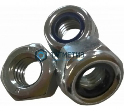 Гайка самоконтр DIN 985, оц  М8  КП10 -  магазин крепежа «ТАТМЕТИЗ»