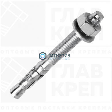 Анкер клиновой 20x160 ( 12 шт/уп) БЕЛЫЙ ЦИНК R | «ТАТМЕТИЗ» Анкер клиновой 20x160 ( 12 шт/уп) БЕЛЫЙ ЦИНК R - магазин крепежа «ТАТМЕТИЗ»