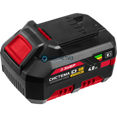 Аккумуляторная батарея "М1" 18 В, Li-Ion, 1.5 Ач, ЗУБР | «ТАТМЕТИЗ» Аккумуляторная батарея "М1" 18 В, Li-Ion, 1.5 Ач, ЗУБР - магазин крепежа «ТАТМЕТИЗ»