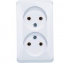 Розетка 2-м ОП Этюд 16А без заземл. бел. SchE PA16-005B -  магазин крепежа «ТАТМЕТИЗ»