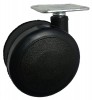 Колесо мебельное поворотное, черный нейлон FWP60 | «ТАТМЕТИЗ» Колесо мебельное поворотное, черный нейлон FWP60 - магазин крепежа «ТАТМЕТИЗ»