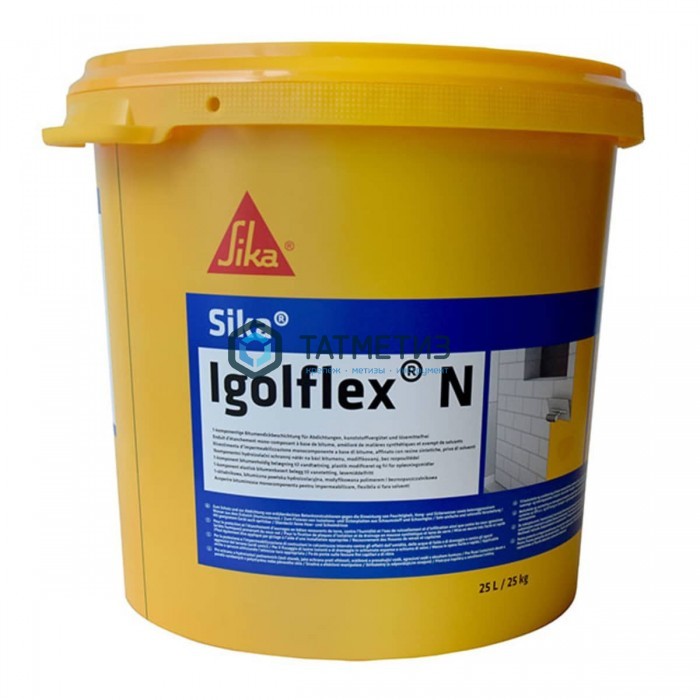 Мастика гидроизоляционная битумная однокомпонентная Sika Igolflex-071 RU Ведро 21, 5 л Мастика гидроизоляционная битумная однокомпонентная Sika Igolflex-071 RU Ведро 21, 5 л