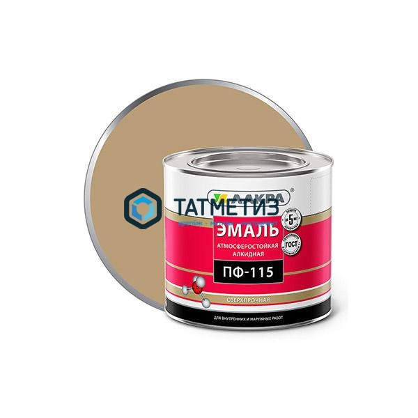 Эмаль ПФ-115 БЕЖЕВАЯ 2 кг-. /6 ЛАКРА Эмаль ПФ-115 БЕЖЕВАЯ 2 кг-. /6 ЛАКРА