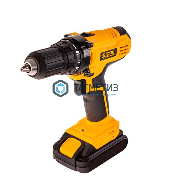 Дрель-шуруповерт аккумуляторная CDL-IB-18-02, Li-Ion, 18 В, 1,5 Ач, 2 акк.// Denzel Дрель-шуруповерт аккумуляторная CDL-IB-18-02, Li-Ion, 18 В, 1,5 Ач, 2 акк.// Denzel