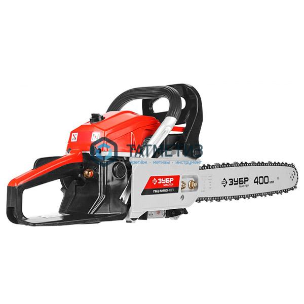 Пила цепная бензиновая, ЗУБР, хромир. цилиндр, праймер, 45 см3 (1,6 кВт), шина 40 см, 11500 об/мин Пила цепная бензиновая, ЗУБР, хромир. цилиндр, праймер, 45 см3 (1,6 кВт), шина 40 см, 11500 об/мин