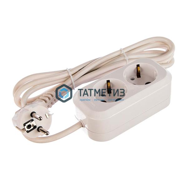 Удлинитель бытовой 2х2м с заземлением 16А Универсал Удлинитель бытовой 2х2м с заземлением 16А Универсал