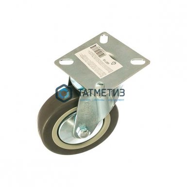Колесо поворотное d 100мм, крепление платформенное// Сибртех | «ТАТМЕТИЗ» Колесо поворотное d 100мм, крепление платформенное// Сибртех - магазин «ТАТМЕТИЗ»