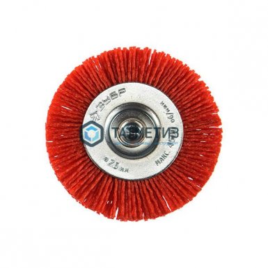 Щетка для дрели дисковая  75 мм, нейлоновая проволока с абразивным покрытием, ЗУБР ПРОФ -  магазин крепежа «ТАТМЕТИЗ»