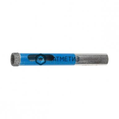 Сверло ЗУБР "ЭКСПЕРТ" алмазное трубчатое по стеклу, зерно 100, 12мм -  магазин крепежа «ТАТМЕТИЗ»