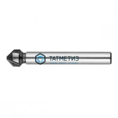 Зенкер  ЗУБР "ЭКСПЕРТ" конусный с 3-я реж. кромками,P6M5, d 8,3х50мм, цил.хв.6мм, для раззенковки М4 -  магазин крепежа «ТАТМЕТИЗ»