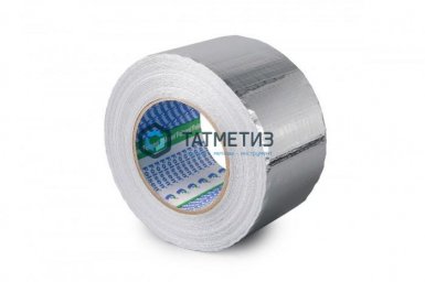 Лента  клейкая алюминиевая, 75 мм х 40 м (25мкм) ТМ  (16 шт/кор) -  магазин крепежа «ТАТМЕТИЗ»