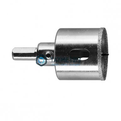 Коронка алмазная по кафелю и стеклу, d=40 мм, зерно Р 60, в сборе, ЗУБР Профессионал -  магазин крепежа «ТАТМЕТИЗ»