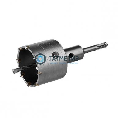 Коронка буровая  73 мм, SDS+, коническая посадка центрирующего сверла, в сборе -  магазин крепежа «ТАТМЕТИЗ»