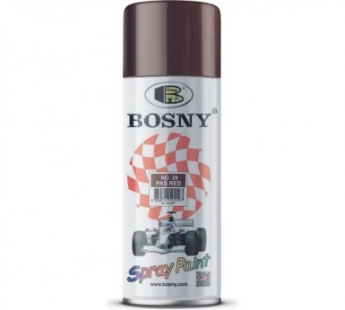 Краска аэроз. BOSNY 400 мл. №029  КРАСНО-КОРИЧНЕВАЯ -  магазин «ТАТМЕТИЗ»